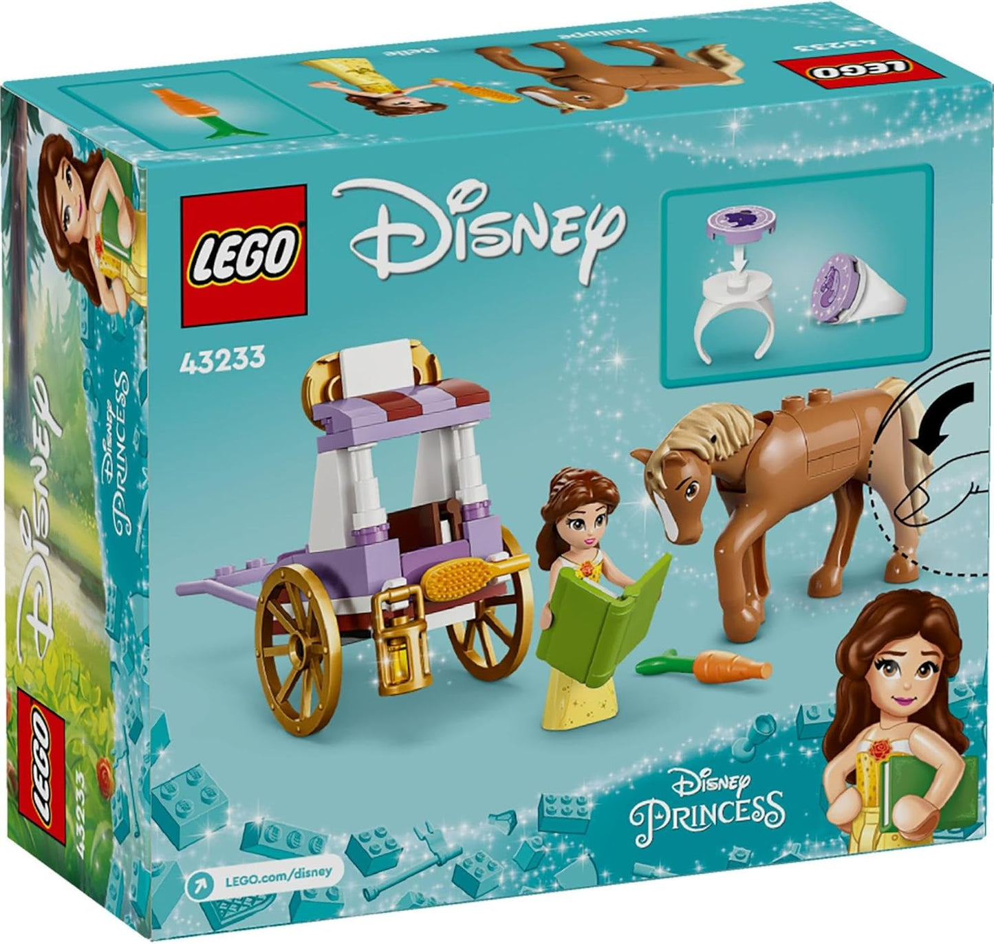 LEGO Disney Princess Belle's Storytime Horse Carriage 43233