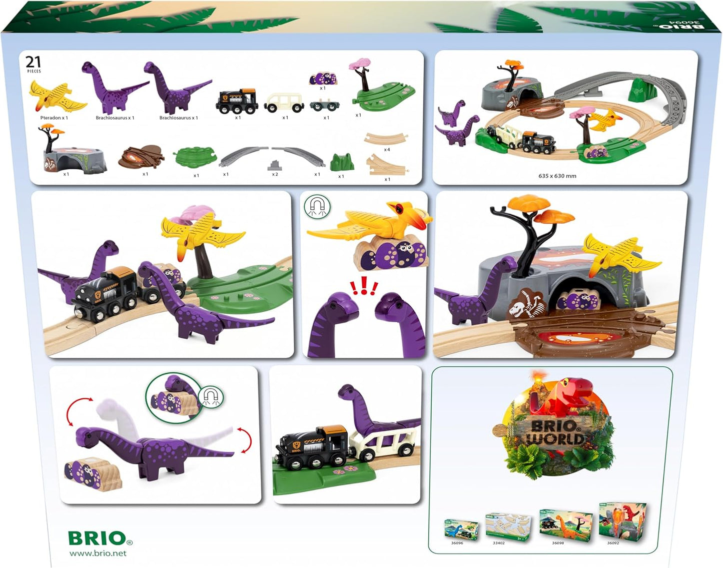 BRIO Dinosaur Adventure Set