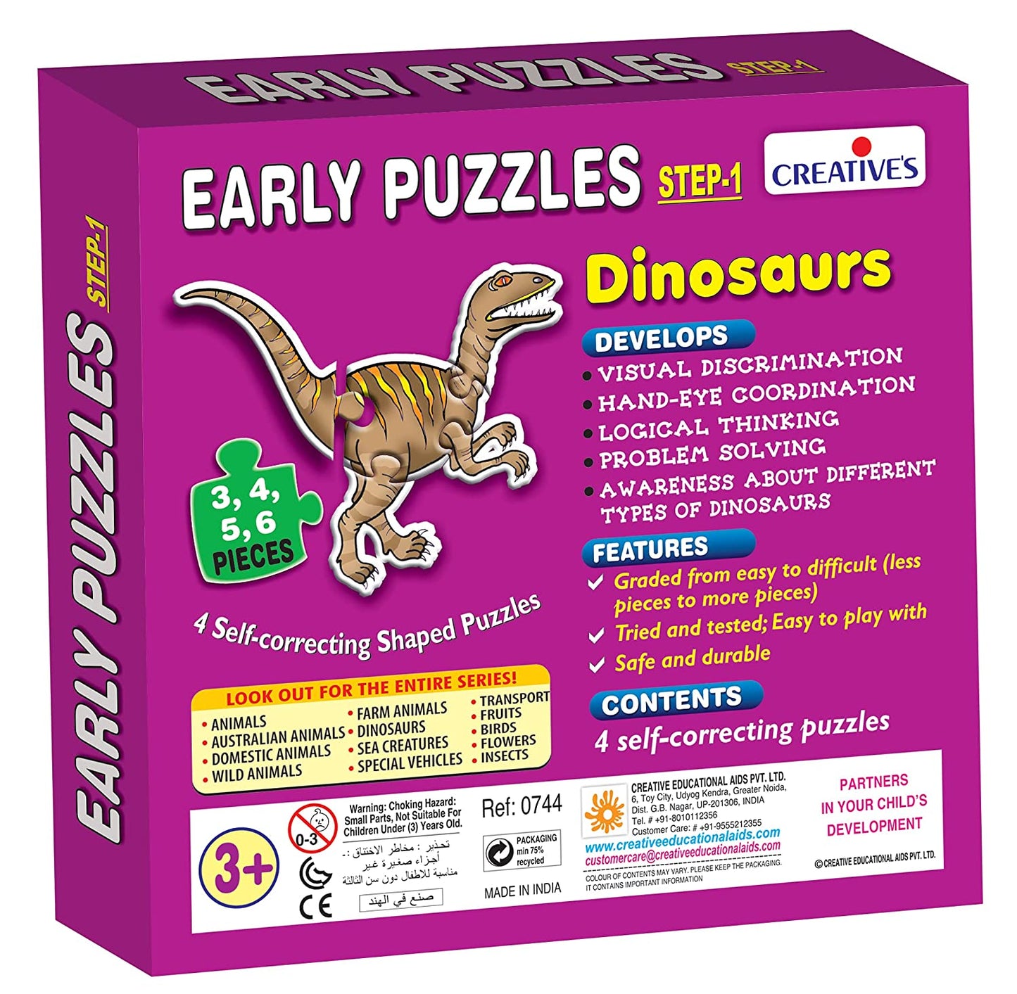 Creatives Puzzle Early Dinosaurs