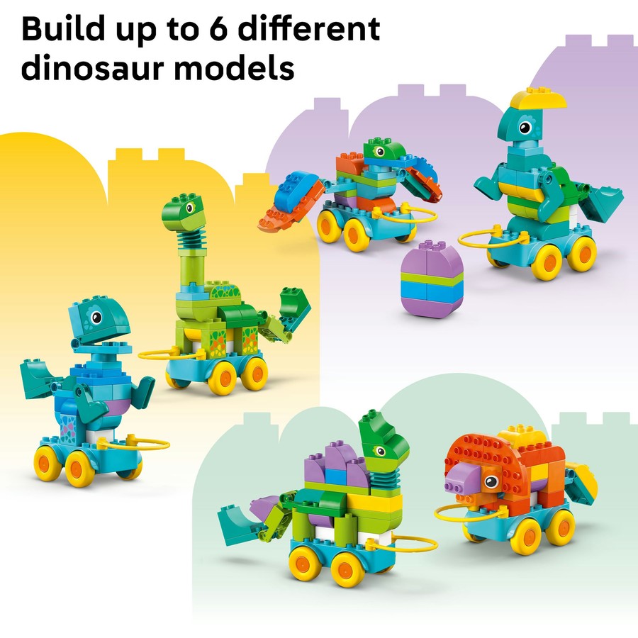 DUPLO by LEGO 3 in 1 Dinosaurs on Wheels 10451