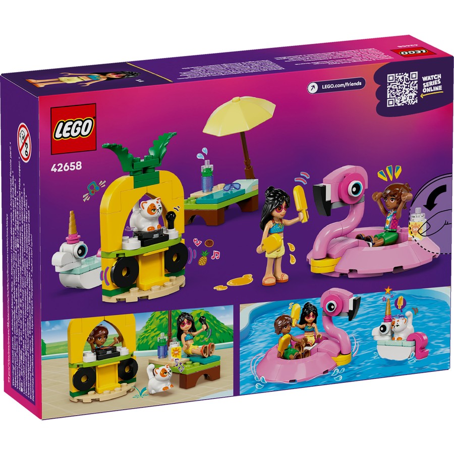 LEGO Friends Unicorn & Flamingo Pool Party 42658