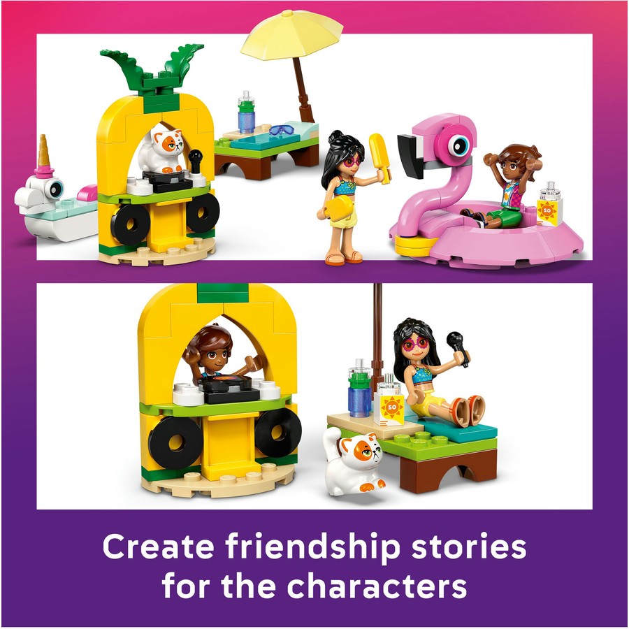 LEGO Friends Unicorn & Flamingo Pool Party 42658