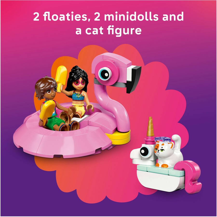 LEGO Friends Unicorn & Flamingo Pool Party 42658