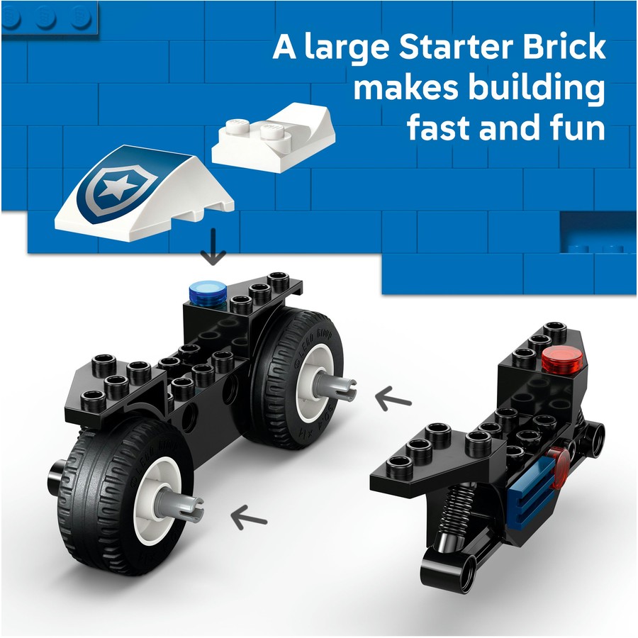 LEGO City Police Motorcycle Chase 60455