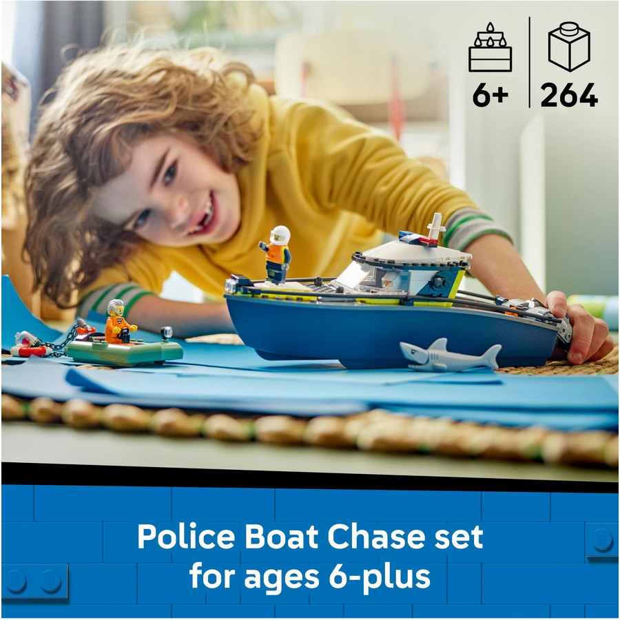 LEGO City Police Boat Chase 60456