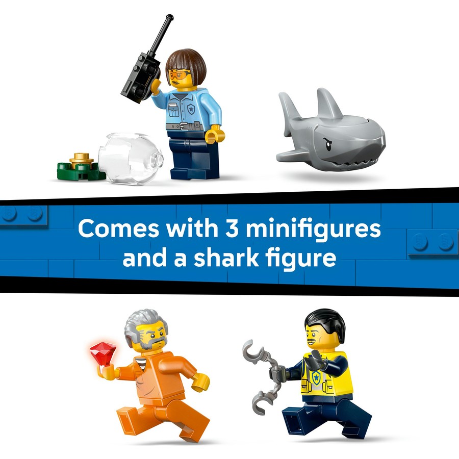 LEGO City Police Boat Chase 60456