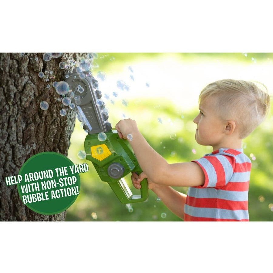 John Deere - Motorised Bubble and Fun Chainsaw