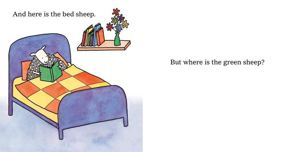 Where Is The Green Sheep? Board Book