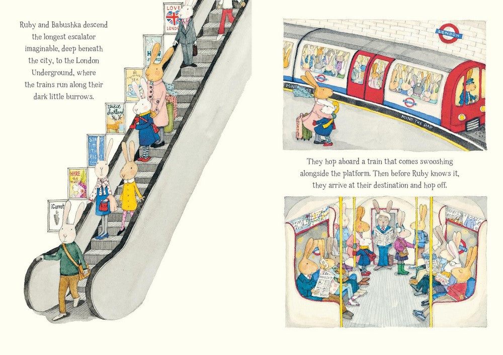 Ruby Red Shoes Goes To London Book