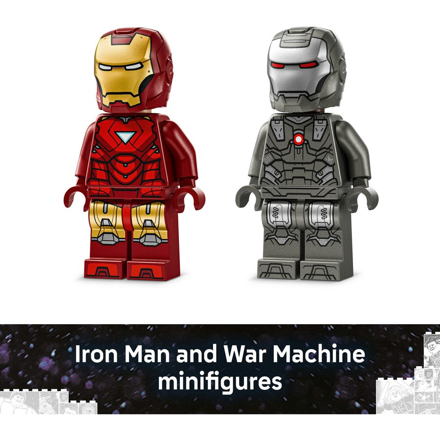 LEGO Marvel Super Heroes DC Iron Man & War Machine vs. Hammer Drones 76320