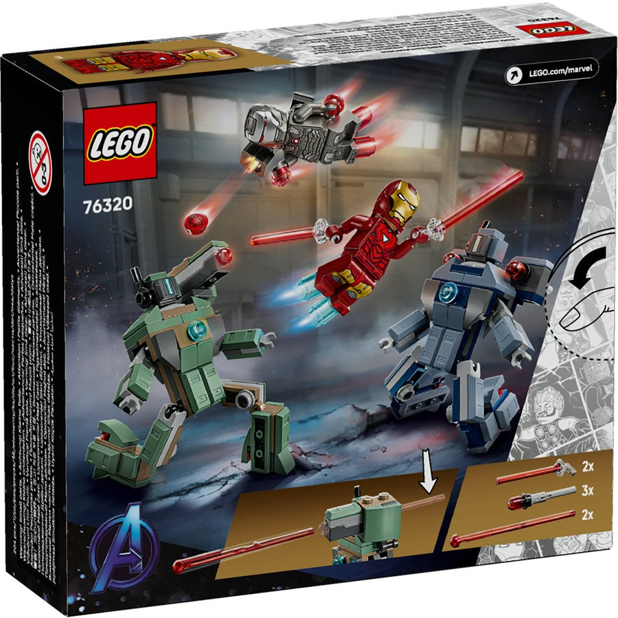 LEGO Marvel Super Heroes DC Iron Man & War Machine vs. Hammer Drones 76320