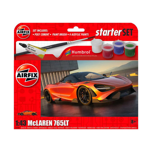 Airfix Small Starter Set McLaren 765LT A55006