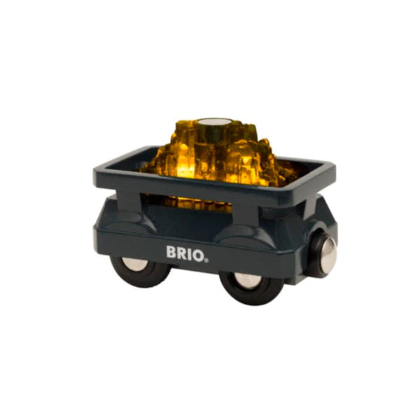 BRIO Light Up Gold Wagon 33896