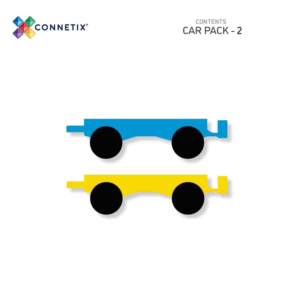 Connetix Tiles 2 Piece Car Pack