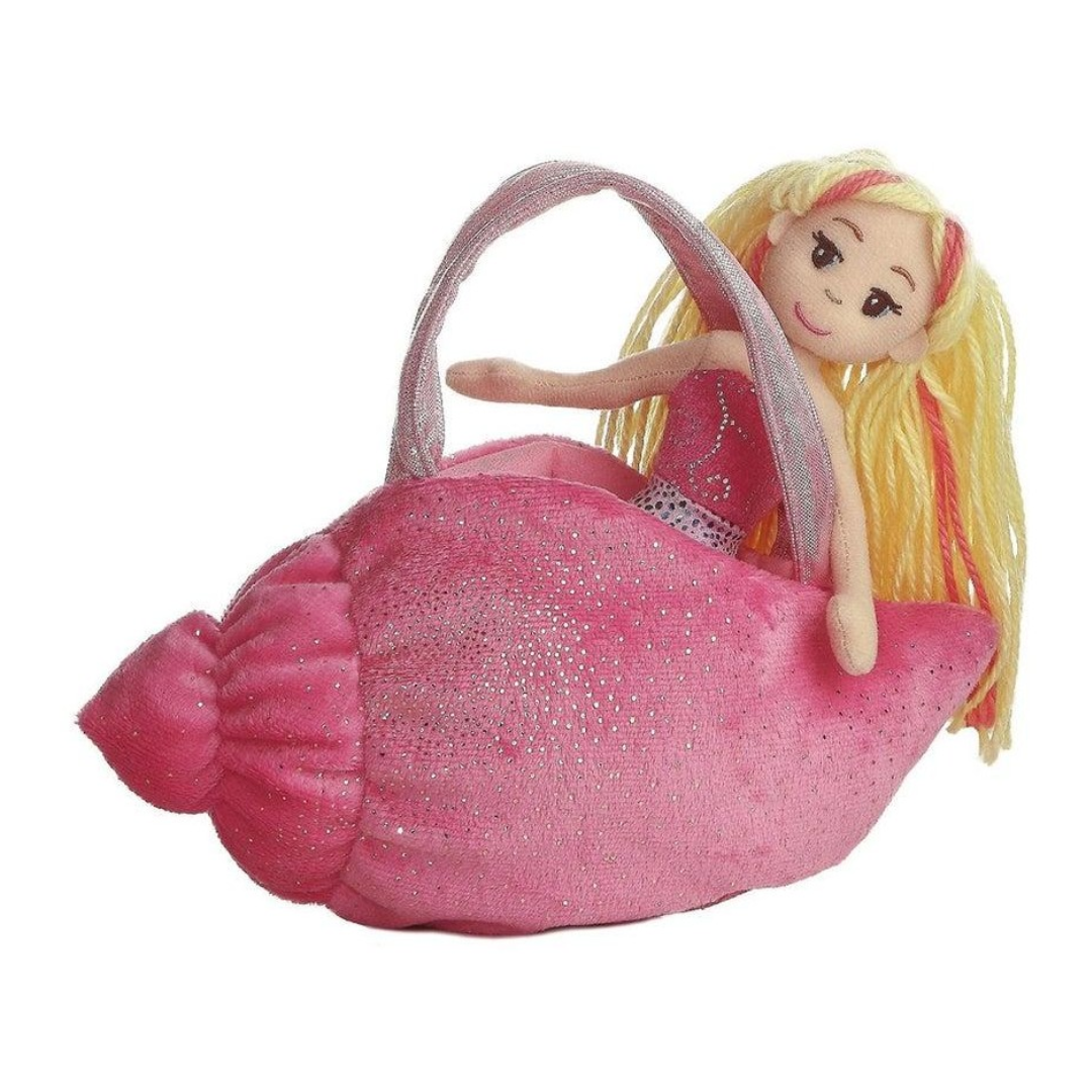 Fancy Pals - Mermaid in Pink Shell Bag
