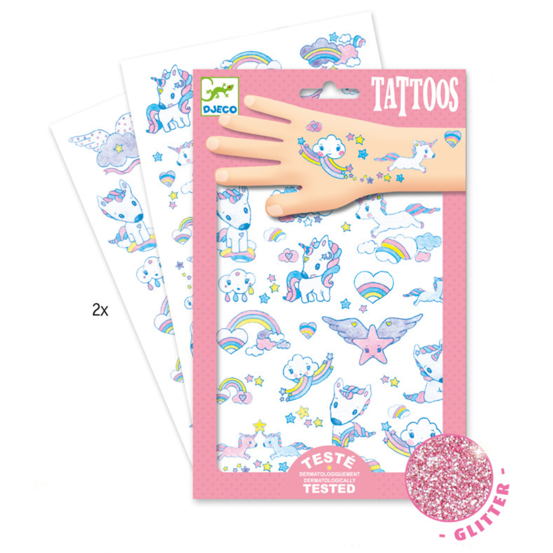 Djeco 50+ Unicorns Tattoos