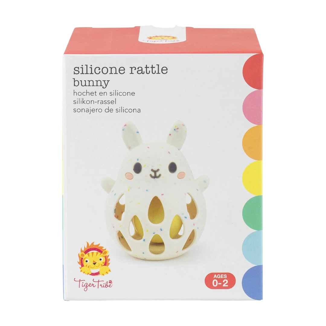 Tiger Tribe Silicone Rattle - Bunny