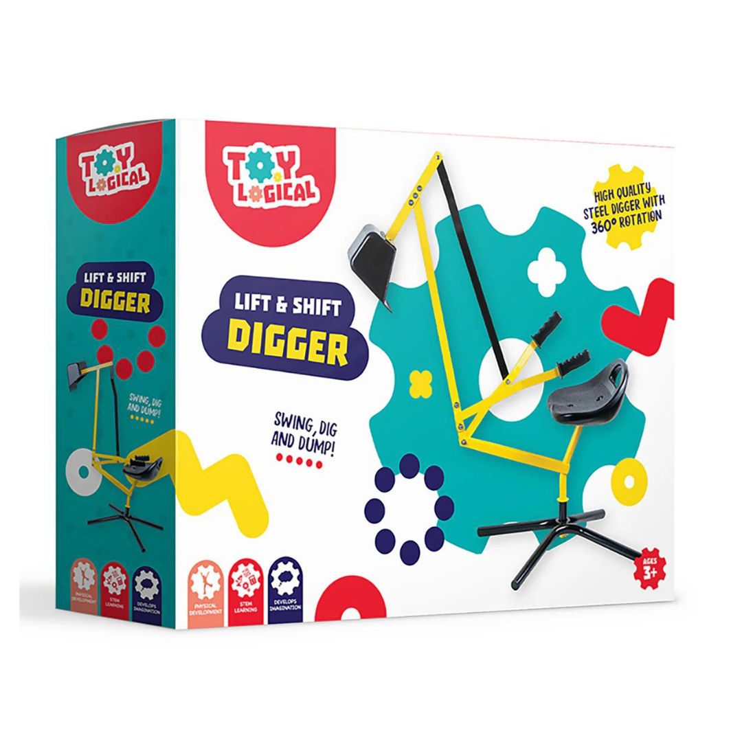 Toylogical Lift and Shift Digger