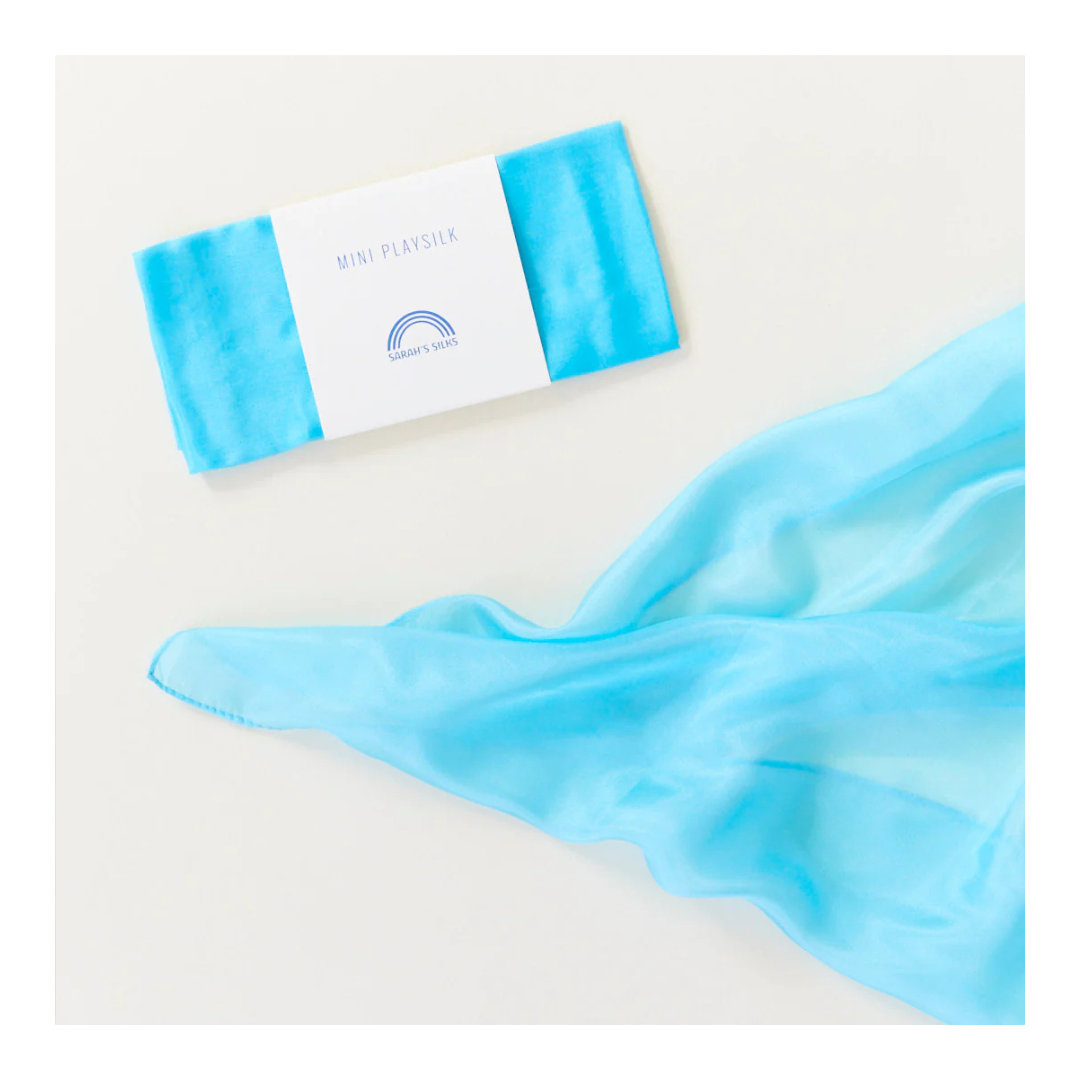 Sarah's Silks Mini Playsilk Turquoise
