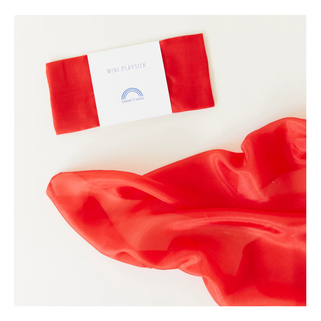 Sarah's Silks Mini Playsilk Red