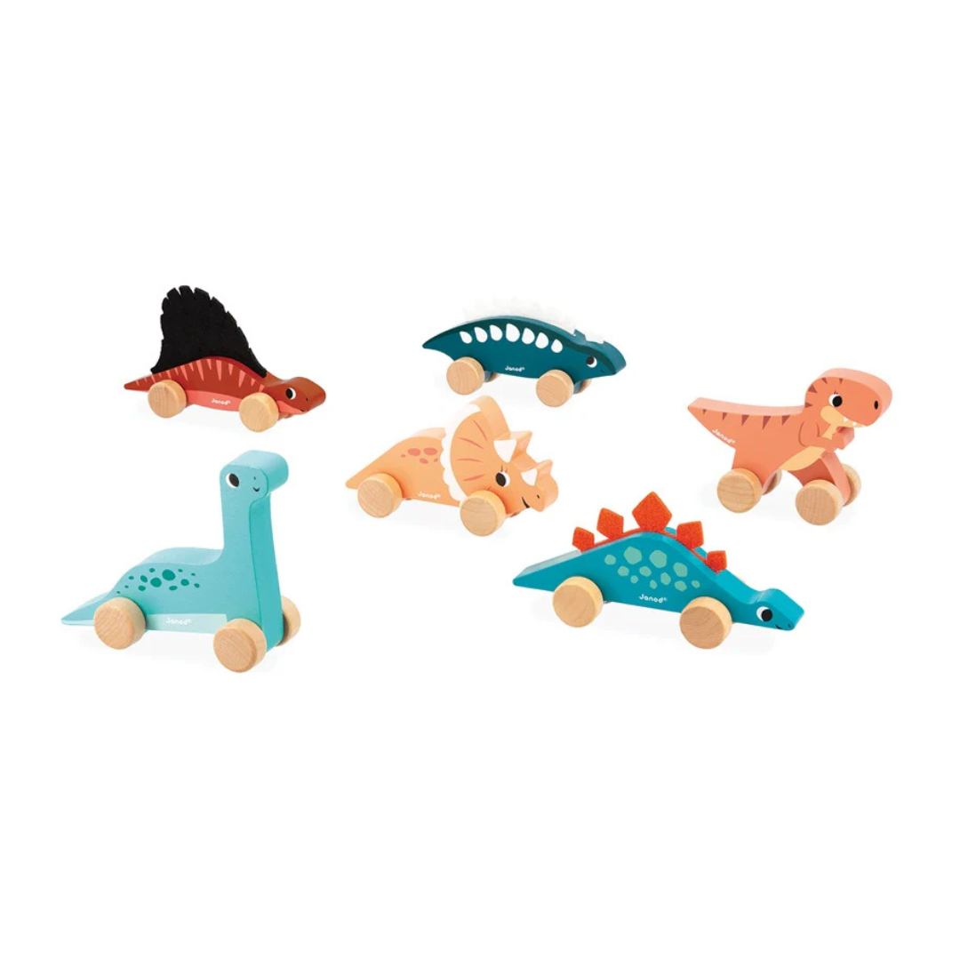 Janod - Dino Push-Alongs | Assorted