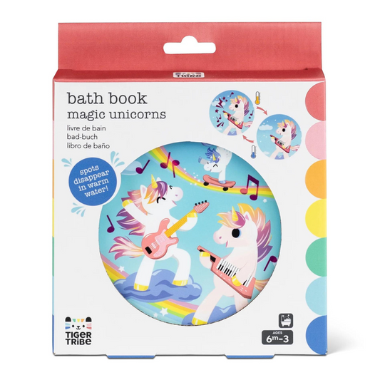 Tiger Tribe Bath Book - Magic Unicorns