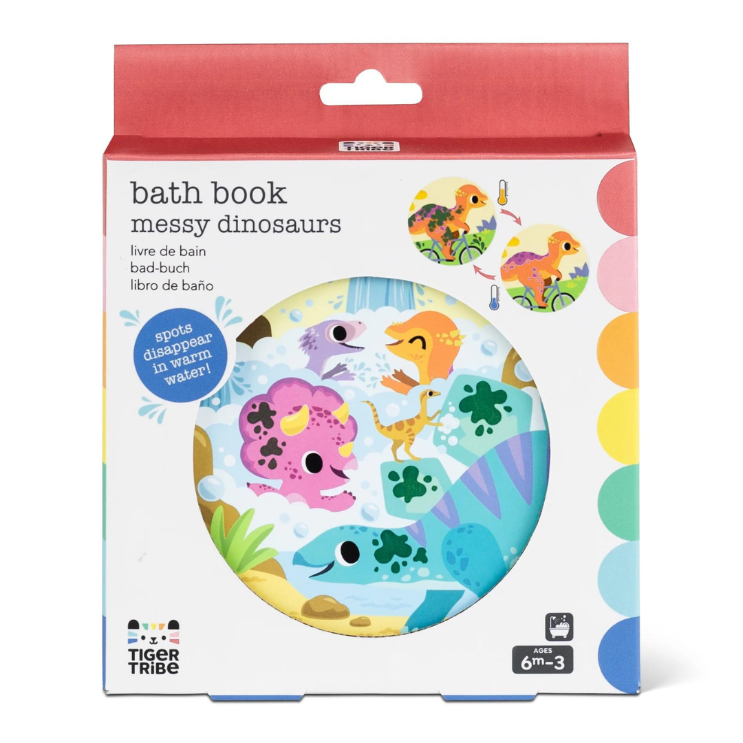 Tiger Tribe Bath Book - Messy Dinosaurs