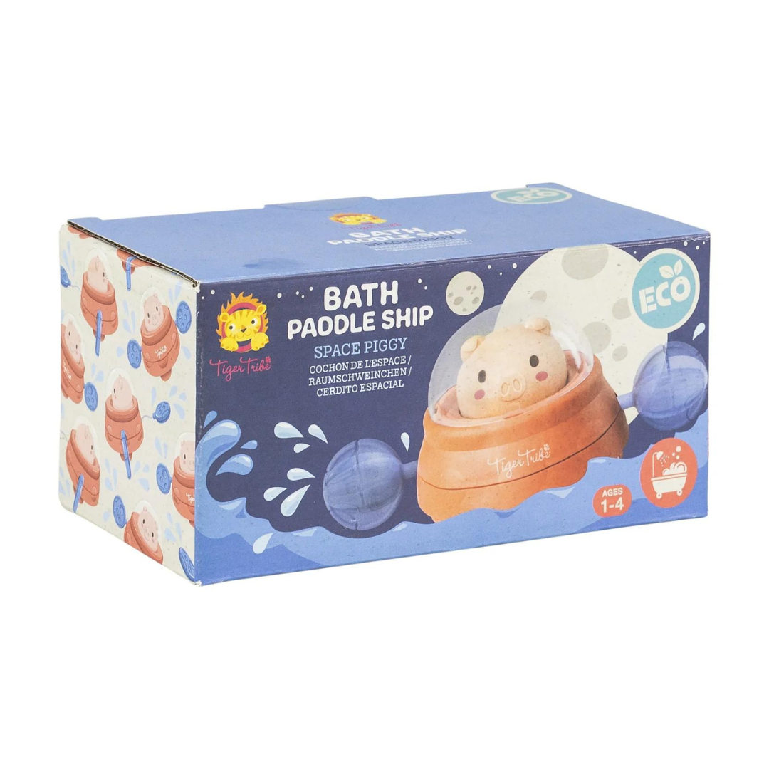 Tiger Tribe Bath Paddle Ship - Space Piggy