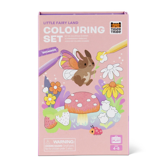 Tiger Tribe Shimmer Colouring Set - Little Fairy Land