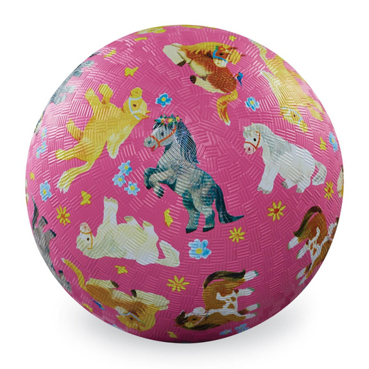 Crocodile Creek Playground Ball Pretty Ponies 7"