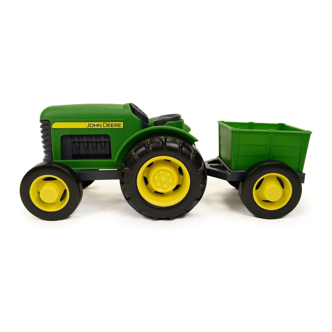 Green Toys - John Deere Tractor & Board Book