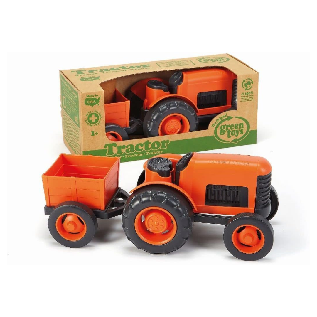 Green Toys - Orange Tractor