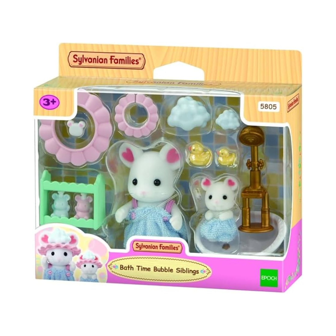 Sylvanian Families - Bath Time Bubble Siblings
