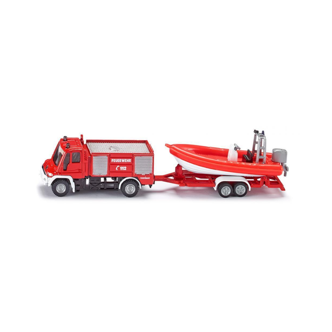 Siku Mercedes Benz Fire Engine with Boat
