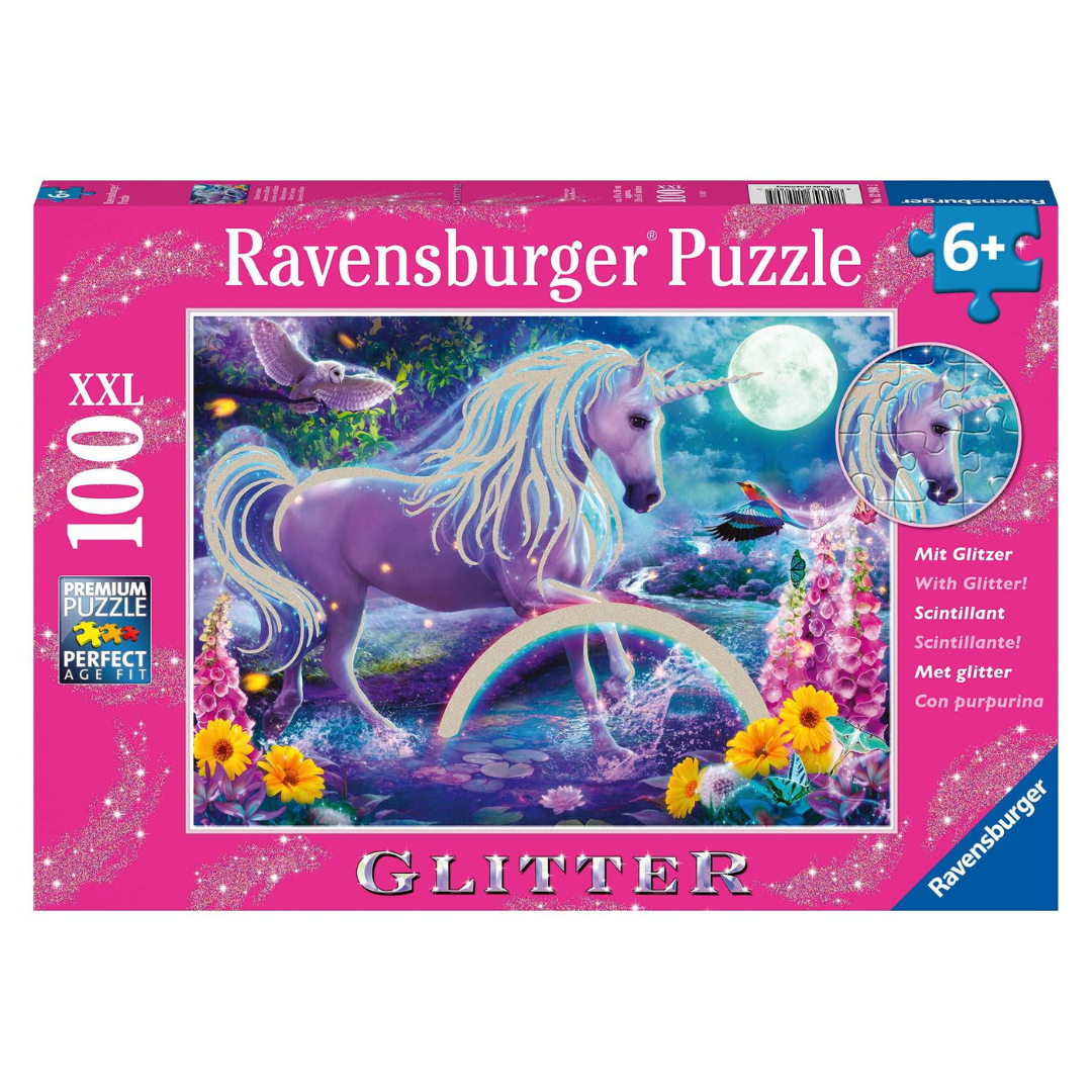 Ravensburger Glitter Unicorn Puzzle 100pc