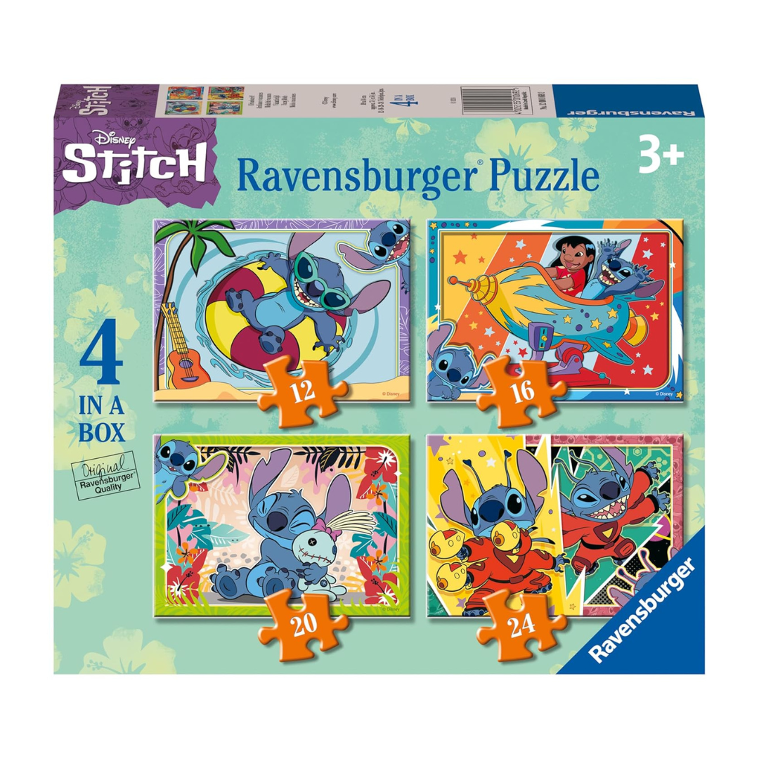 Ravensburger Disney Stitch Puzzle 12, 16, 20 and 24pc