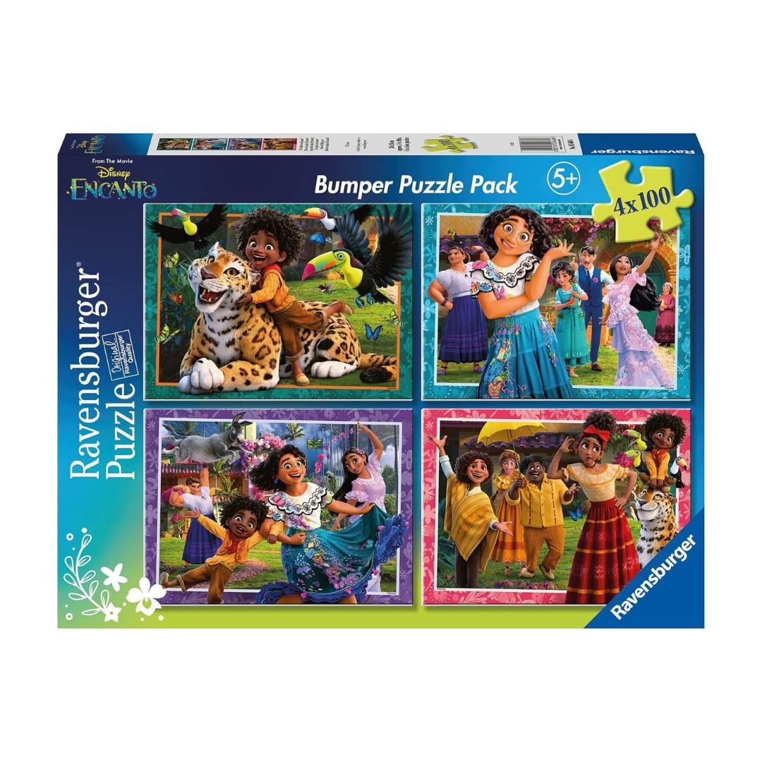 Ravensburger Disney Encanto: Shoes Off, Magic On! Bumper Puzzle 4 x 100pc