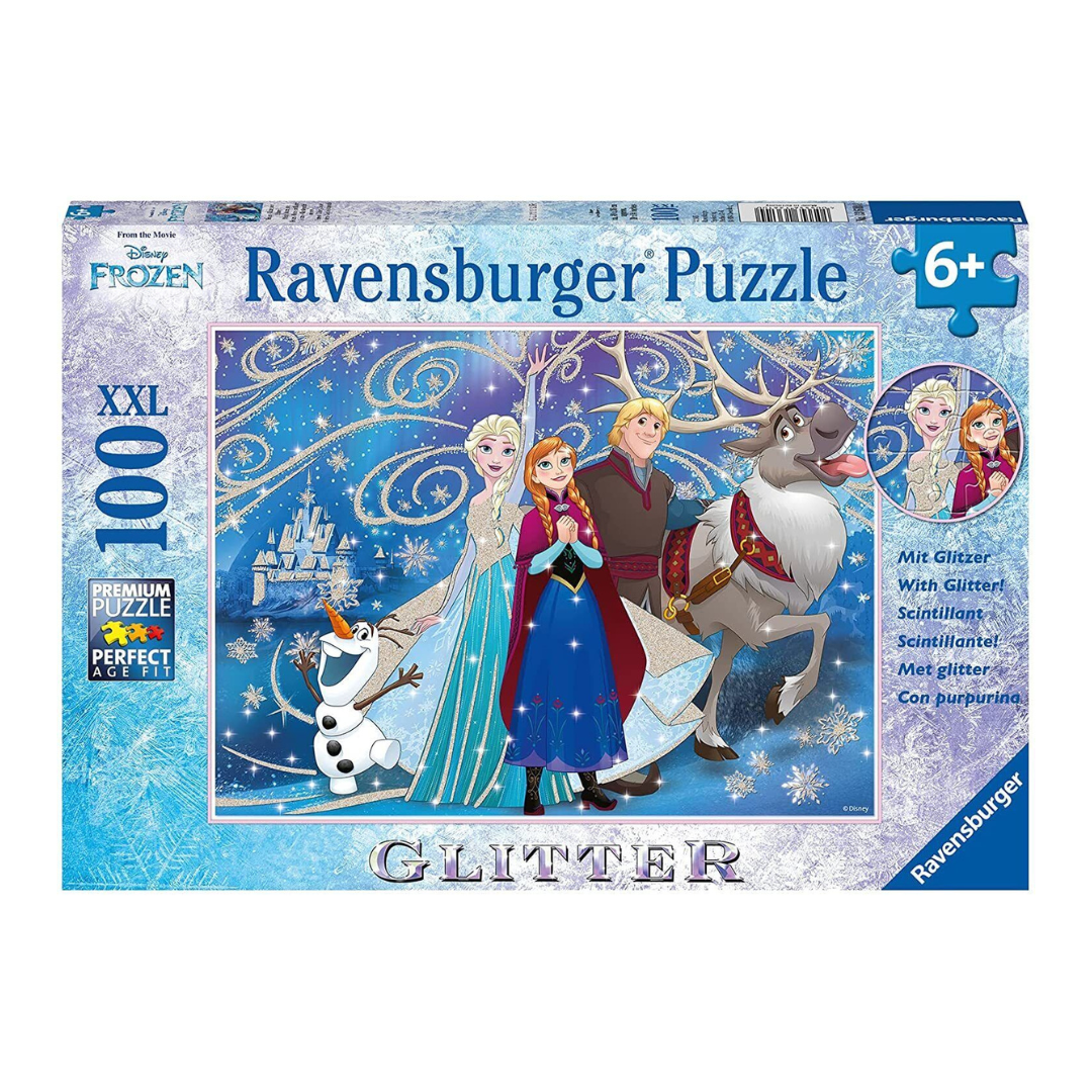 Ravensburger Disney Frozen: Glittery Snow Puzzle 100pc