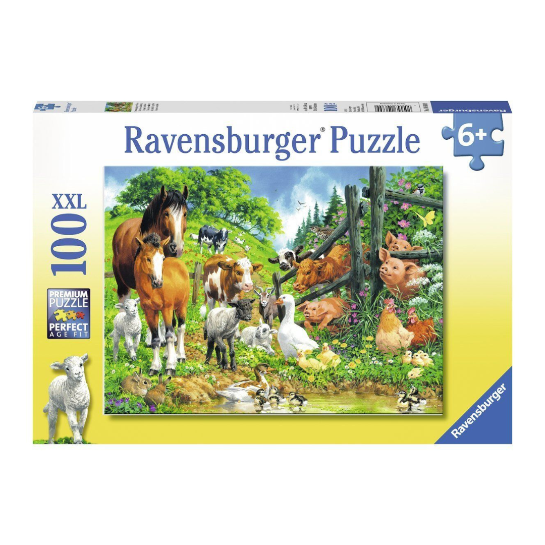 Ravensburger Animal Get Together Puzzle 100pc