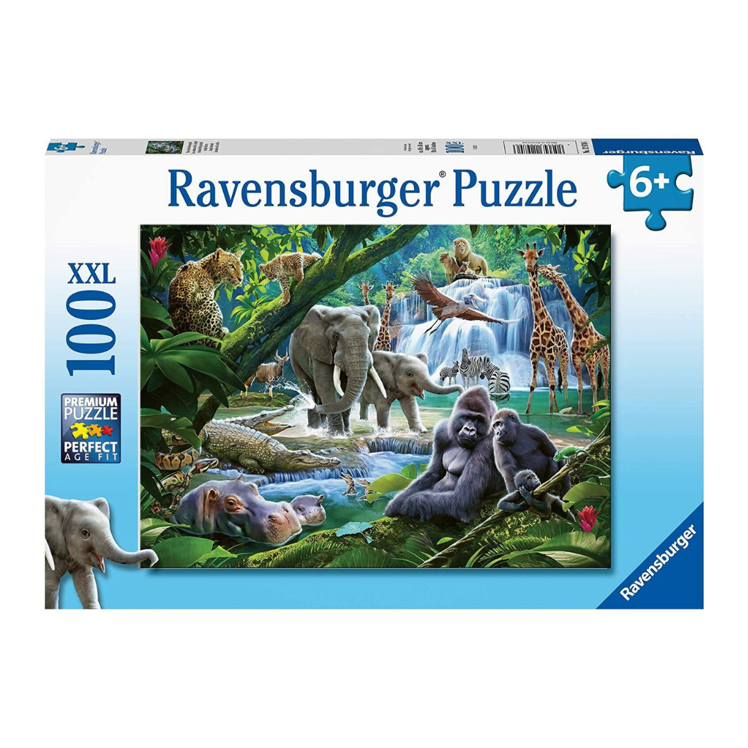 Ravensburger Jungle Animals Puzzle 100pc
