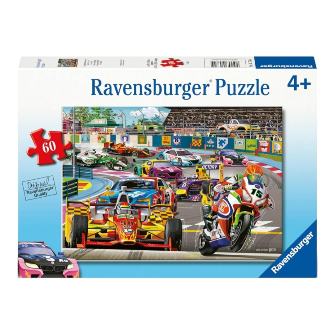 Ravensburger Racetrack Rally Puzzle 60pcs