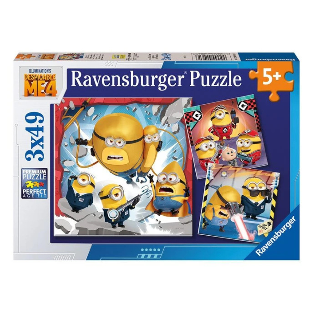 Ravensburger Despicable Me 4 Puzzle 3 x 49pc