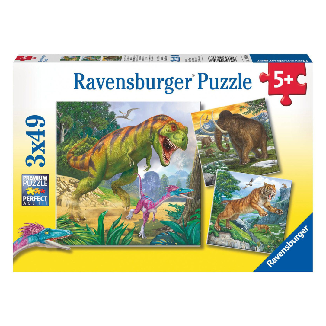 Ravensburger Primeval Ruler Puzzle 3 x 49pc