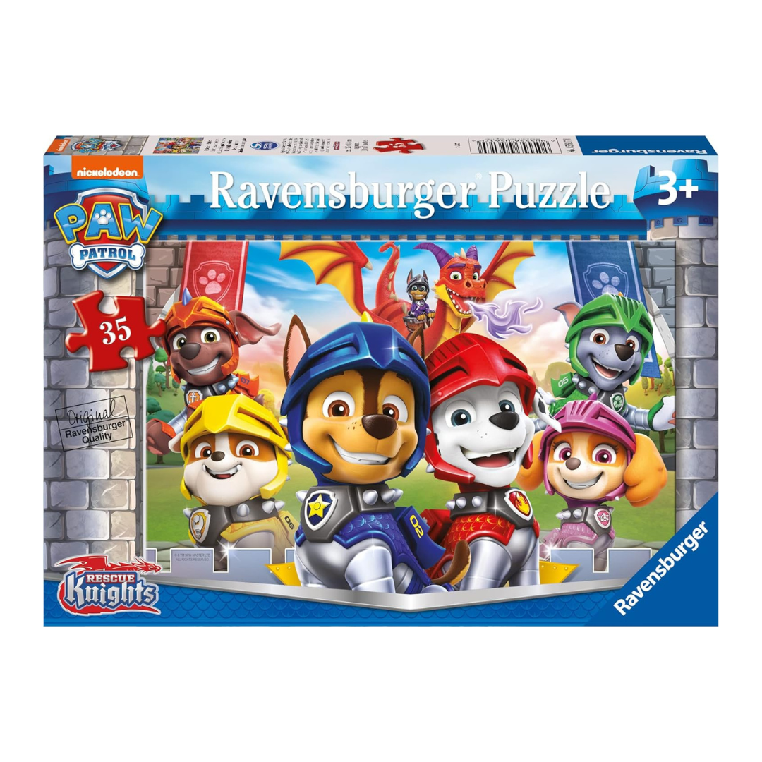 Ravensburger Paw Patrol Rescue Knights Puzzle 35pc