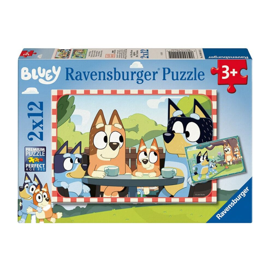Ravensburger Bluey Puzzle 2 x 12pc