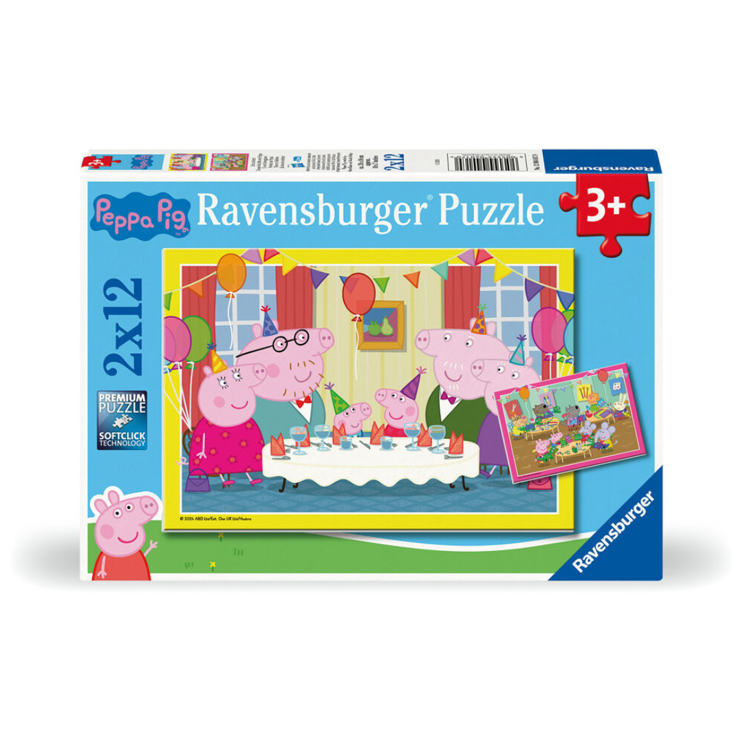 Ravensburger Peppa Pig Puzzle 2 x 12pc
