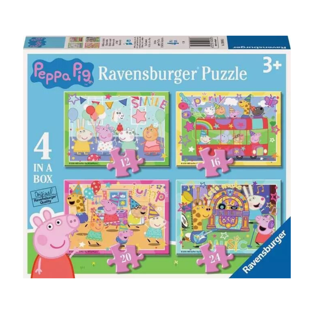 Ravensburger Peppa Pig Puzzle 12, 16, 20 and 24pc