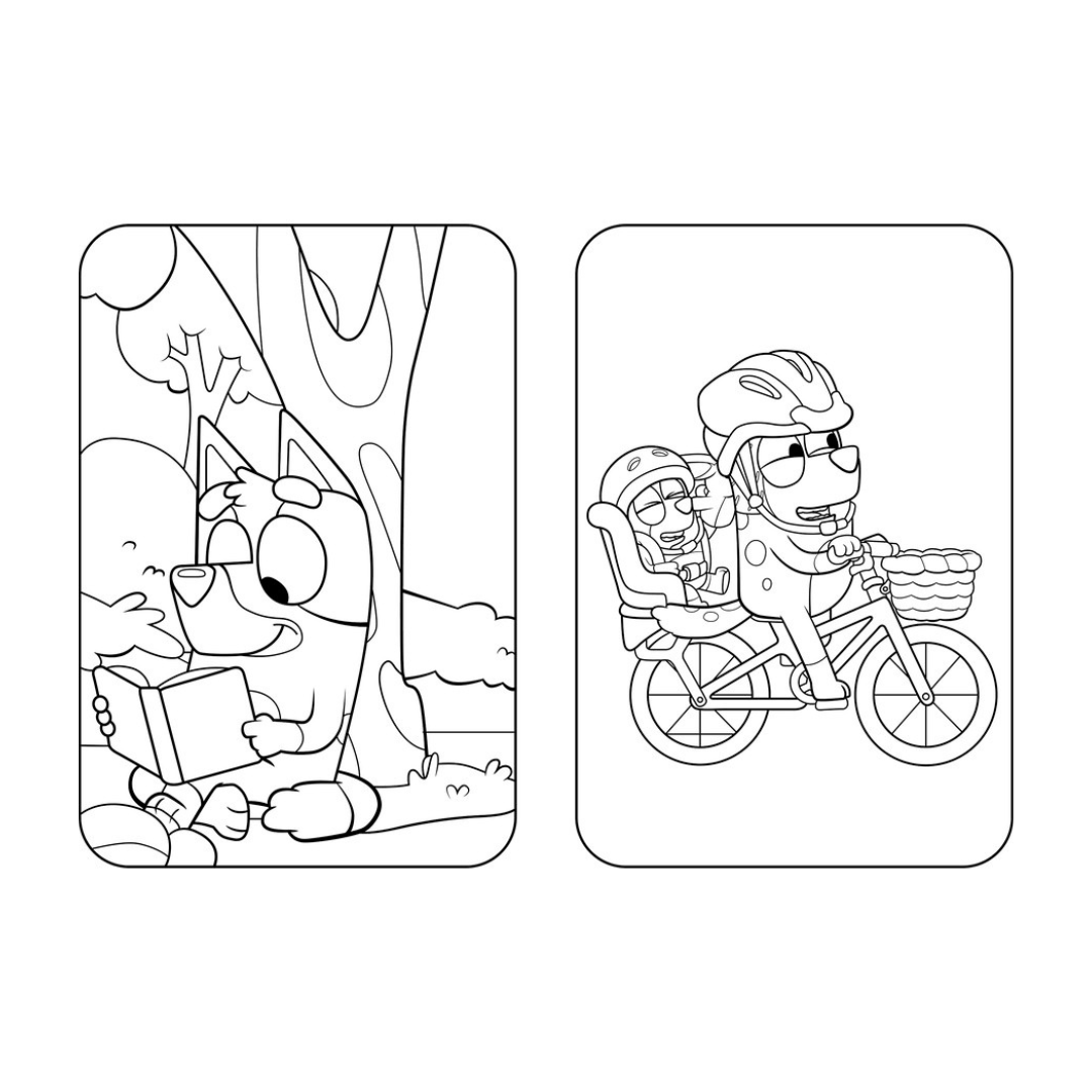 Bluey: Big Backyard Colouring Book