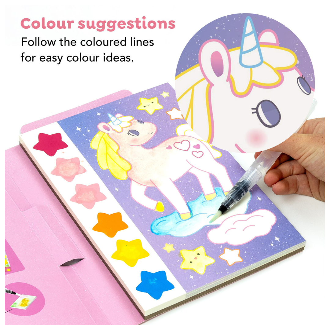 Tiger Tribe Paint a Picture Set - Unicorn Skies