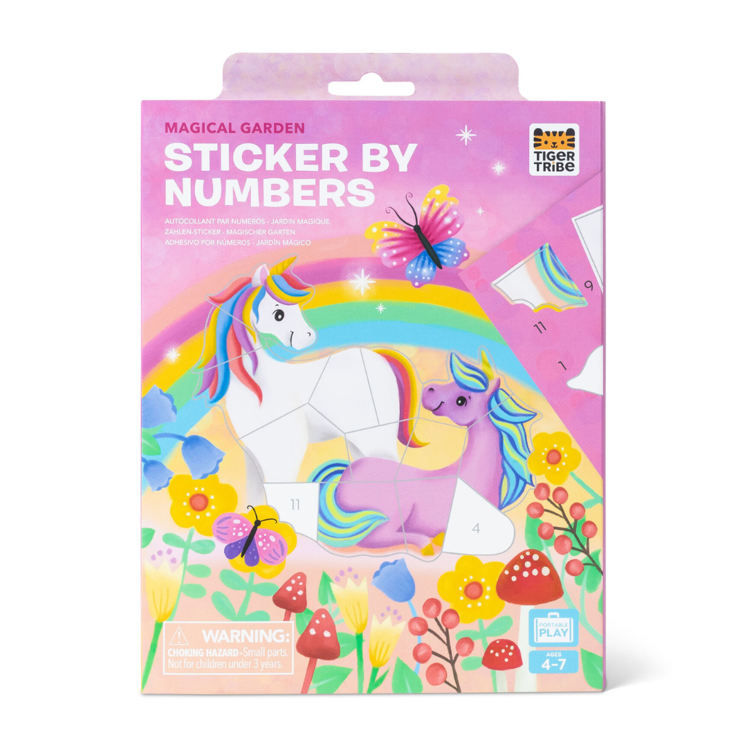 Tiger Tribe Sticker by Numbers - Magical Garden